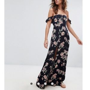 Flynn Skye Black Flora Dress Size 2